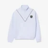 Męska bluza z zamkiem pod szyją o luźnym kroju Męska bluza z zamkiem pod szyją o luźnym kroju
