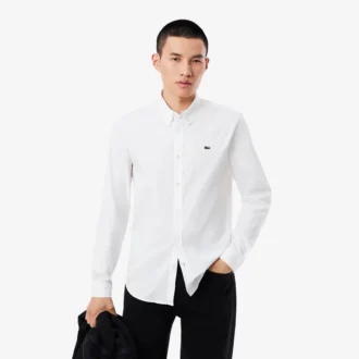 Męska koszula bawełniana o kroju slim fit