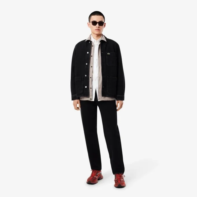 Męska koszula bawełniana o kroju slim fit Męska koszula bawełniana o kroju slim fit
