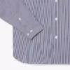 Męska koszula w paski o kroju slim fit z elastycznego materiału, zapinana na guziki Męska koszula w paski o kroju slim fit z elastycznego materiału, zapinana na guziki