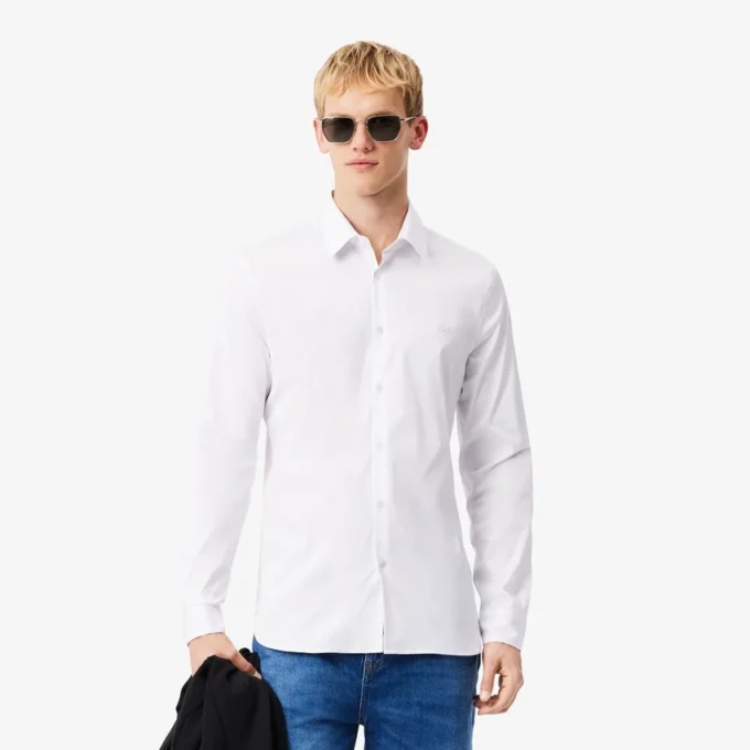 Męska koszula z guzikami o kroju slim fit Męska koszula z guzikami o kroju slim fit