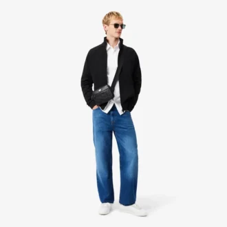Męska koszula z guzikami o kroju slim fit