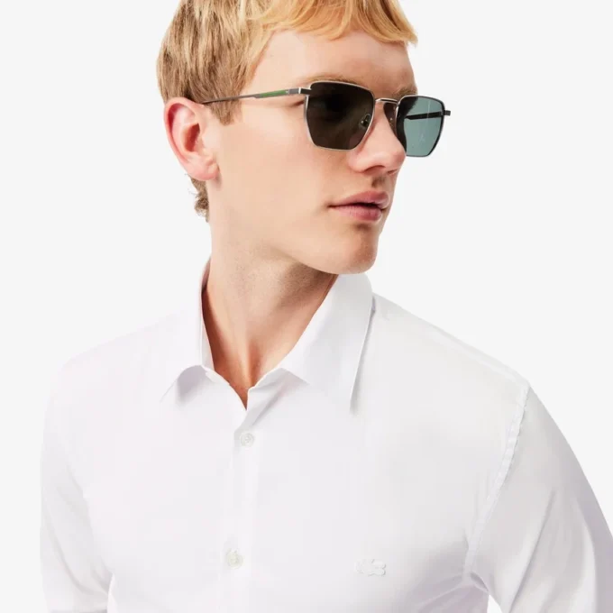 Męska koszula z guzikami o kroju slim fit Męska koszula z guzikami o kroju slim fit