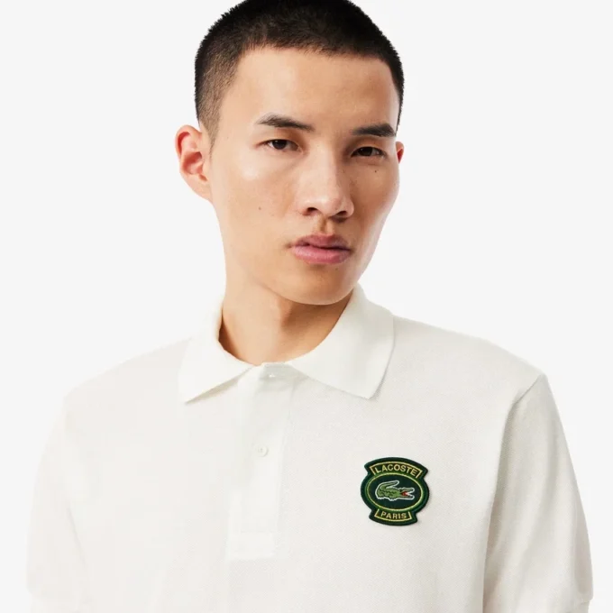 Męska koszulka Polo Classic Fit Petit Piqua Badge Męska koszulka Polo Classic Fit Petit Piqua Badge