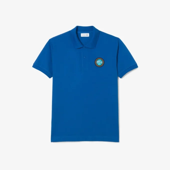 Męska koszulka Polo Classic Fit Petit Piqua Badge Męska koszulka Polo Classic Fit Petit Piqua Badge
