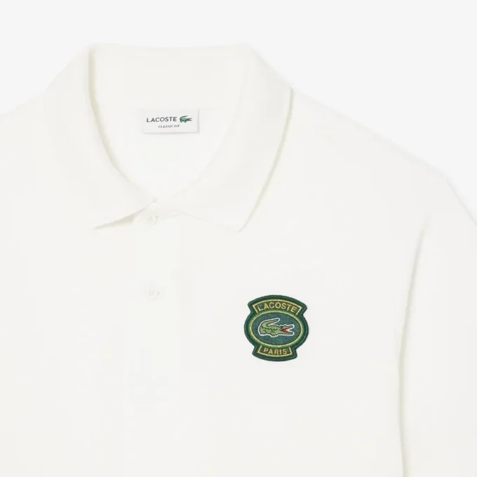 Męska koszulka Polo Classic Fit Petit Piqua Badge Męska koszulka Polo Classic Fit Petit Piqua Badge