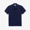 Męska koszulka Polo L.12.12 o klasycznym kroju w melanżowym kolorze Męska koszulka Polo L.12.12 o klasycznym kroju w melanżowym kolorze