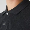 Męska koszulka Polo L.12.12 o klasycznym kroju w melanżowym kolorze Męska koszulka Polo L.12.12 o klasycznym kroju w melanżowym kolorze