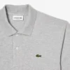 Męska koszulka Polo L.12.12 o klasycznym kroju w melanżowym kolorze Męska koszulka Polo L.12.12 o klasycznym kroju w melanżowym kolorze