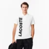 Męska koszulka Polo Lacoste Movement o regularnym kroju z nadrukiem