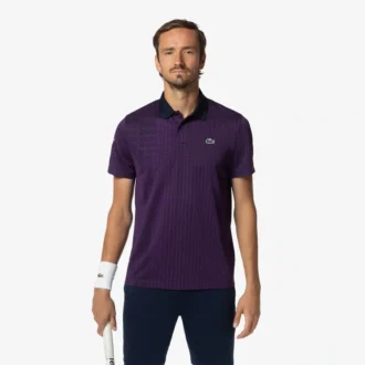Męska koszulka Polo Lacoste Tennis X Daniil Medvedev