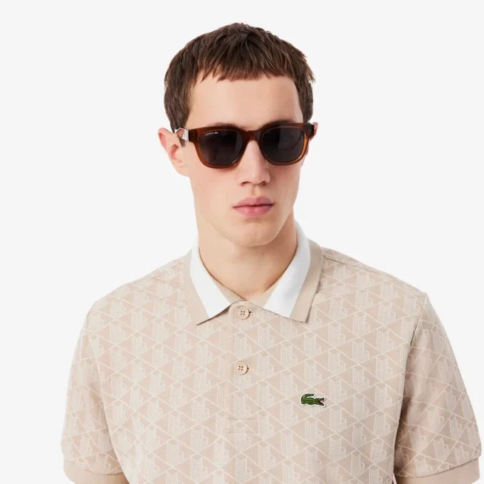 Męska koszulka Polo o klasycznym kroju z monogramem