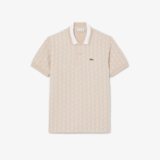 Męska koszulka Polo o klasycznym kroju z monogramem