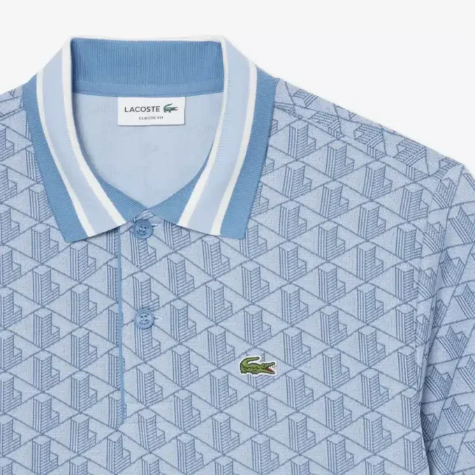 Męska koszulka Polo o klasycznym kroju z monogramem