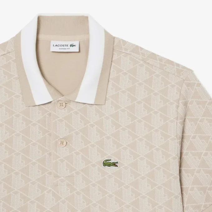 Męska koszulka Polo o klasycznym kroju z monogramem