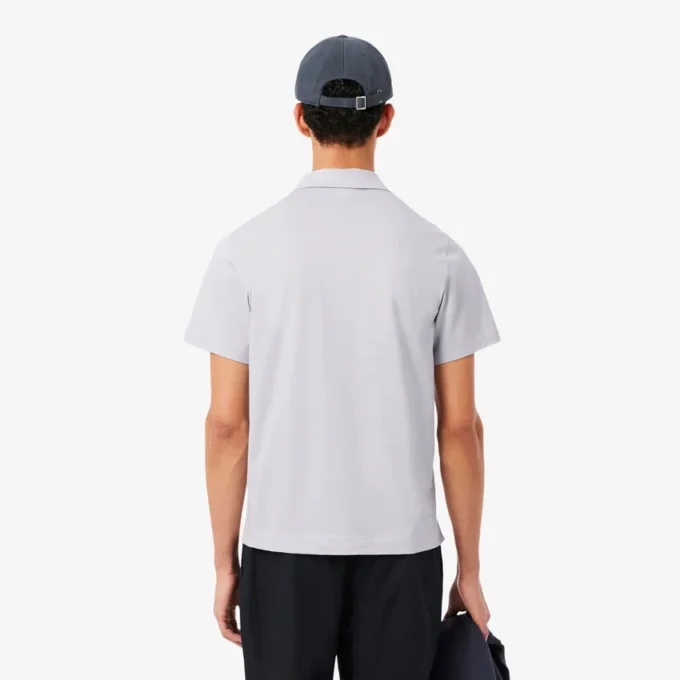 Męska koszulka Polo Paris Classic Fit z haftem i otwartym kołnierzem