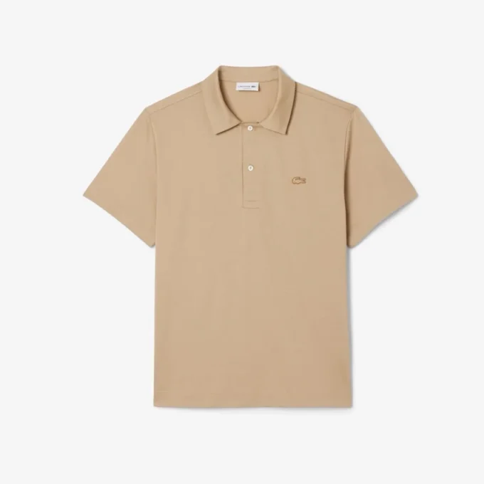 Męska koszulka Polo Paris Classic Fit z haftem i otwartym kołnierzem