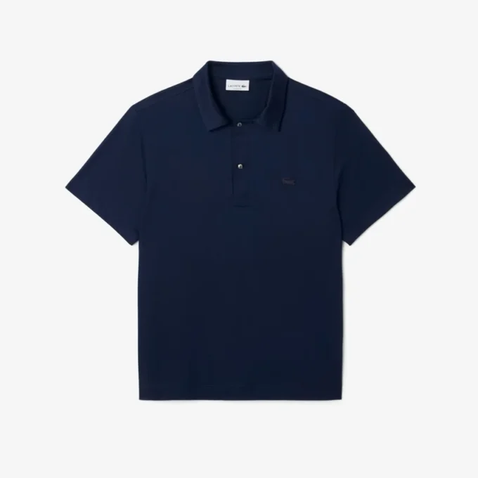 Męska koszulka Polo Paris Classic Fit z haftem i otwartym kołnierzem
