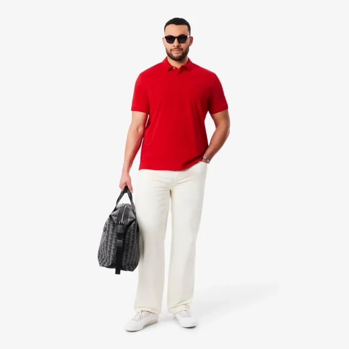 Męska koszulka Polo Paris Stretch Piqua o regularnym kroju Męska koszulka Polo Paris Stretch Piqua o regularnym kroju