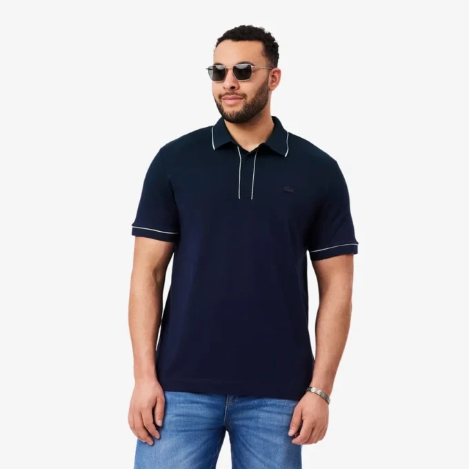Męska koszulka Polo Paris Stretch Piqua o regularnym kroju Męska koszulka Polo Paris Stretch Piqua o regularnym kroju