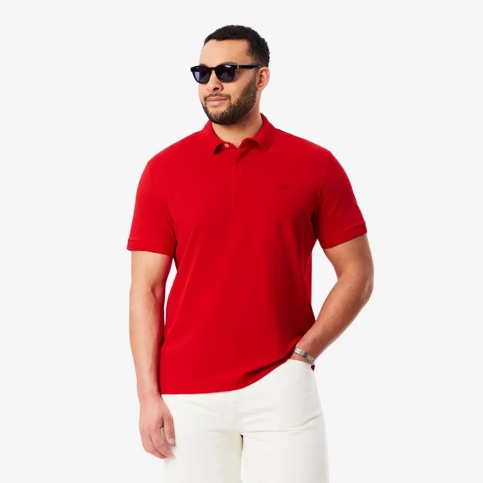 Męska koszulka Polo Paris Stretch Piqua o regularnym kroju Męska koszulka Polo Paris Stretch Piqua o regularnym kroju