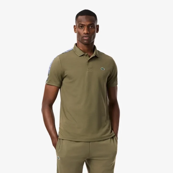 Męska koszulka Polo Ultra Dry z charakterystycznym paskiem