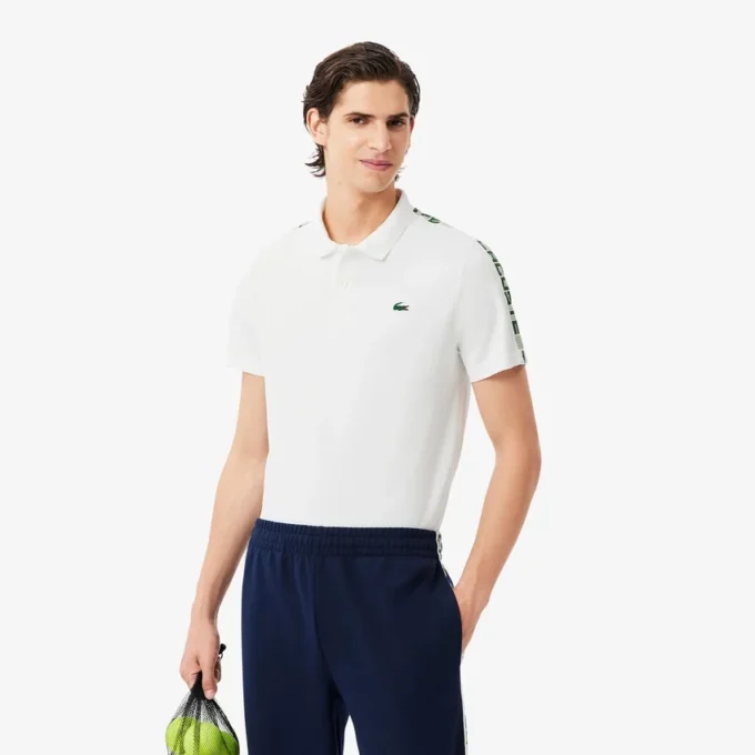 Męska koszulka Polo Ultra Dry z charakterystycznym paskiem Męska koszulka Polo Ultra Dry z charakterystycznym paskiem