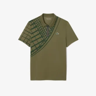 Męska koszulka polo Ultra Dry z nadrukiem, o dopasowanym kroju