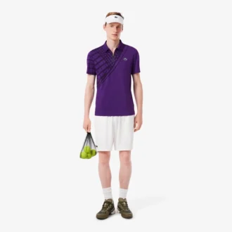 Męska koszulka polo Ultra Dry z nadrukiem, o dopasowanym kroju