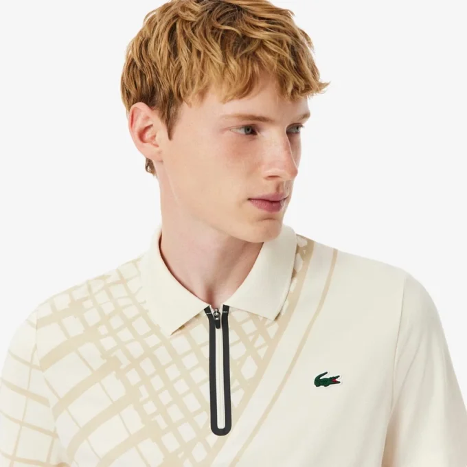 Męska koszulka polo Ultra Dry z nadrukiem, o dopasowanym kroju