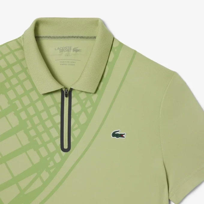 Męska koszulka polo Ultra Dry z nadrukiem, o dopasowanym kroju