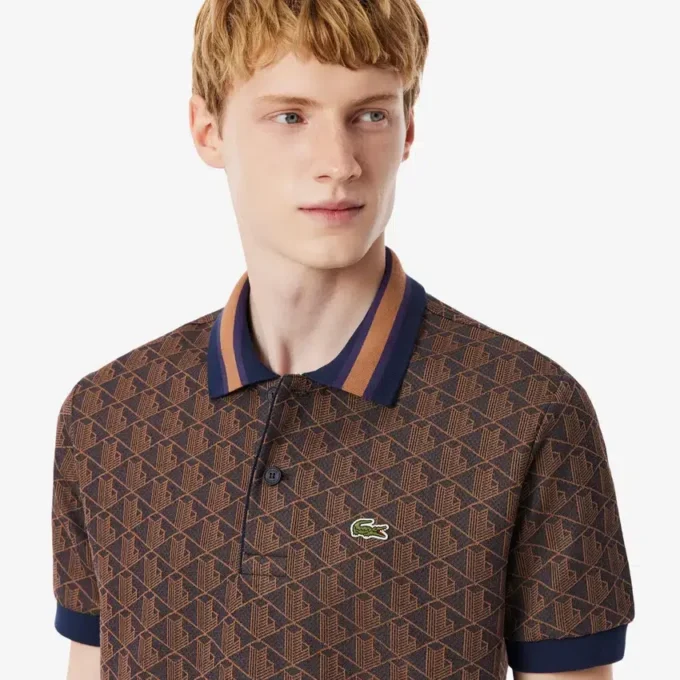 Męska koszulka Polo z monogramem o klasycznym kroju