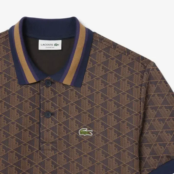 Męska koszulka Polo z monogramem o klasycznym kroju