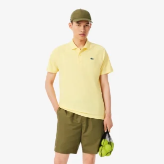 Męska koszulka Polo z nadrukiem Golf o regularnym kroju z ochroną UV Męska koszulka Polo z nadrukiem Golf o regularnym kroju z ochroną UV