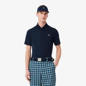 Męska koszulka Polo z nadrukiem Golf o regularnym kroju z ochroną UV Męska koszulka Polo z nadrukiem Golf o regularnym kroju z ochroną UV