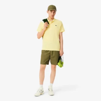 Męska koszulka Polo z nadrukiem Golf o regularnym kroju z ochroną UV Męska koszulka Polo z nadrukiem Golf o regularnym kroju z ochroną UV