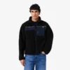 Męska kurtka z polaru Sherpa w stylu colorblock Męska kurtka z polaru Sherpa w stylu colorblock