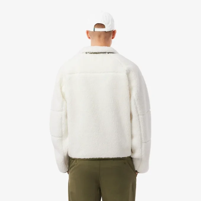Męska kurtka z polaru Sherpa w stylu colorblock Męska kurtka z polaru Sherpa w stylu colorblock