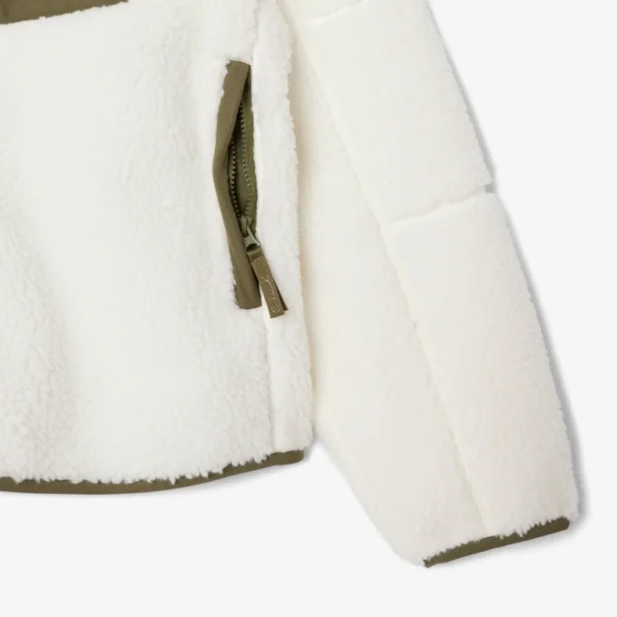 Męska kurtka z polaru Sherpa w stylu colorblock Męska kurtka z polaru Sherpa w stylu colorblock