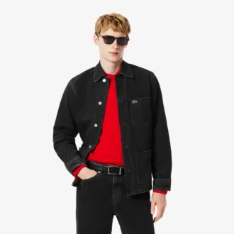 Męska overshirt z grubej bawełny dżinsowej