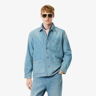 Męska overshirt z grubej bawełny dżinsowej