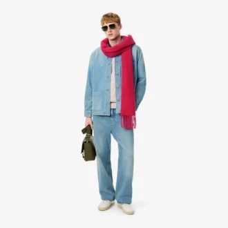 Męska overshirt z grubej bawełny dżinsowej