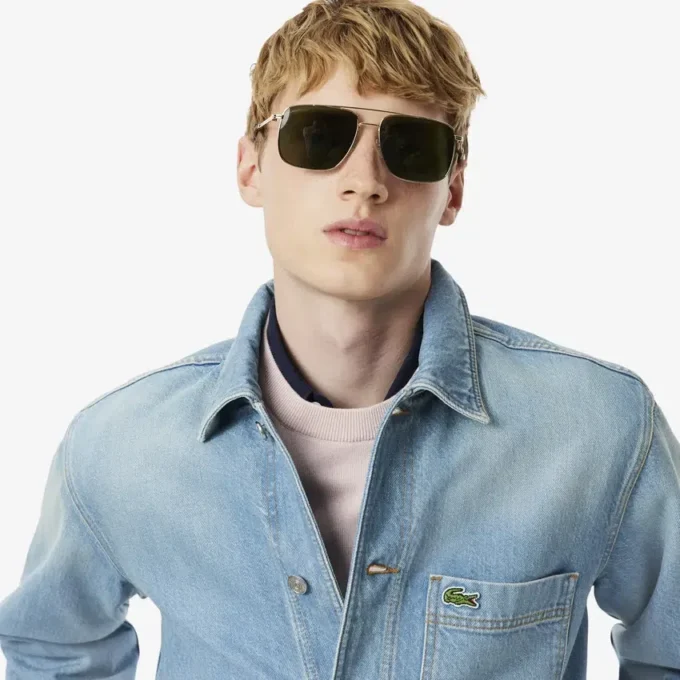 Męska overshirt z grubej bawełny dżinsowej