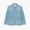 Męska overshirt z grubej bawełny dżinsowej