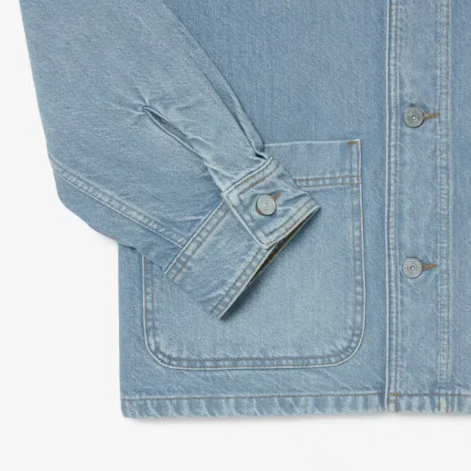 Męska overshirt z grubej bawełny dżinsowej