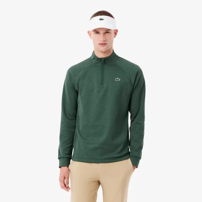 Męska techniczna bluza golfowa z polaru