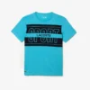 Męski bawełniany T-shirt sportowy z nadrukiem Męski bawełniany T-shirt sportowy z nadrukiem