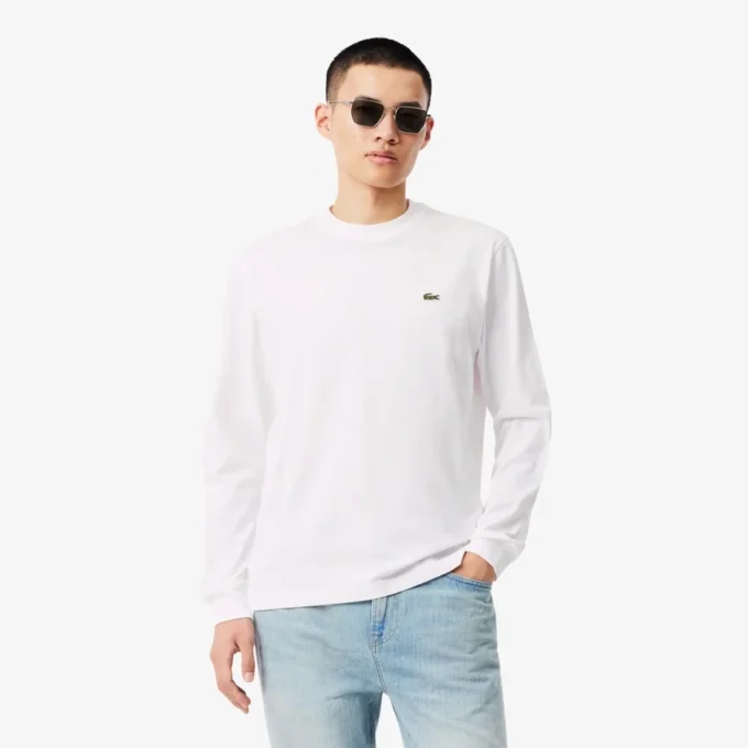 Męski bawełniany T-shirt z długim rękawem Męski bawełniany T-shirt z długim rękawem