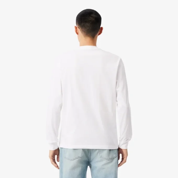 Męski bawełniany T-shirt z długim rękawem Męski bawełniany T-shirt z długim rękawem
