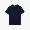 Męski bawełniany T-shirt z prążkowanym dekoltem w serek w wersji Tall